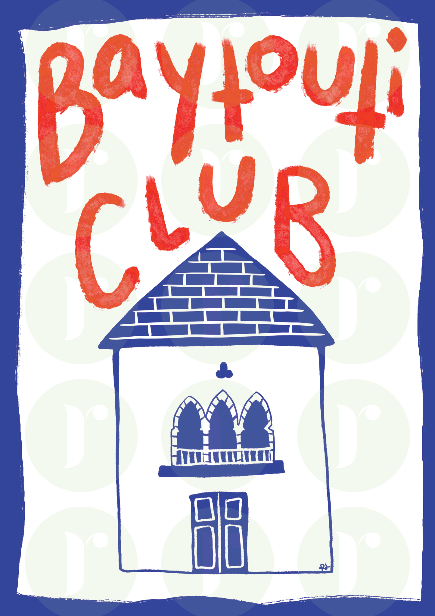Baytouti Club Homebody - Print Art