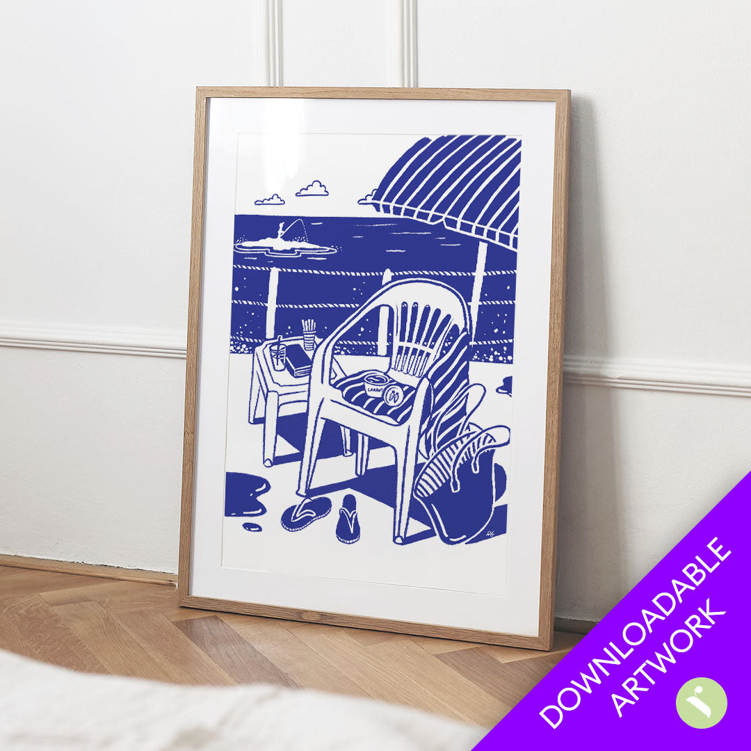 Beach Day - Print Art