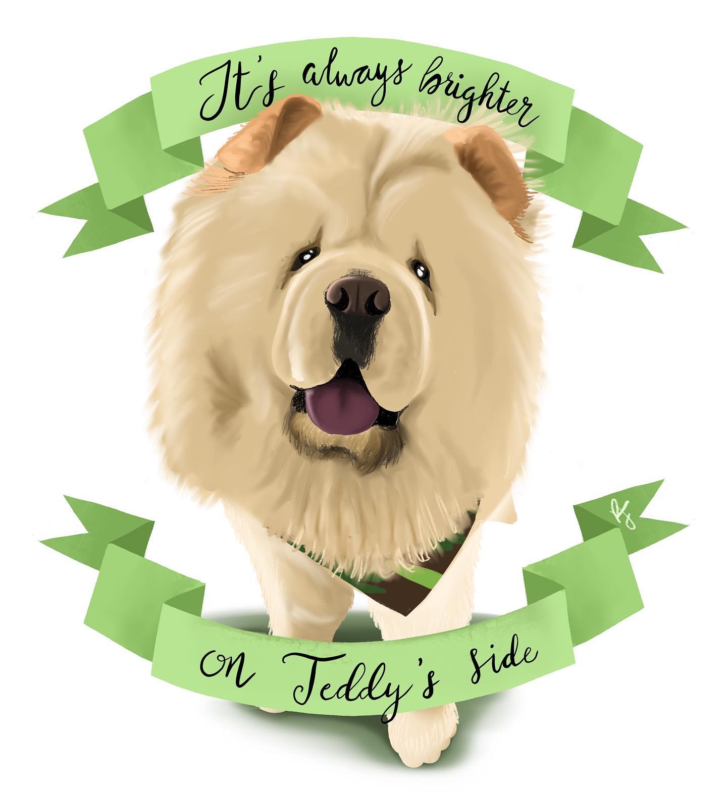Custom Pet Digital Illustration – Personalized Artwork from Your Pet’s Photo