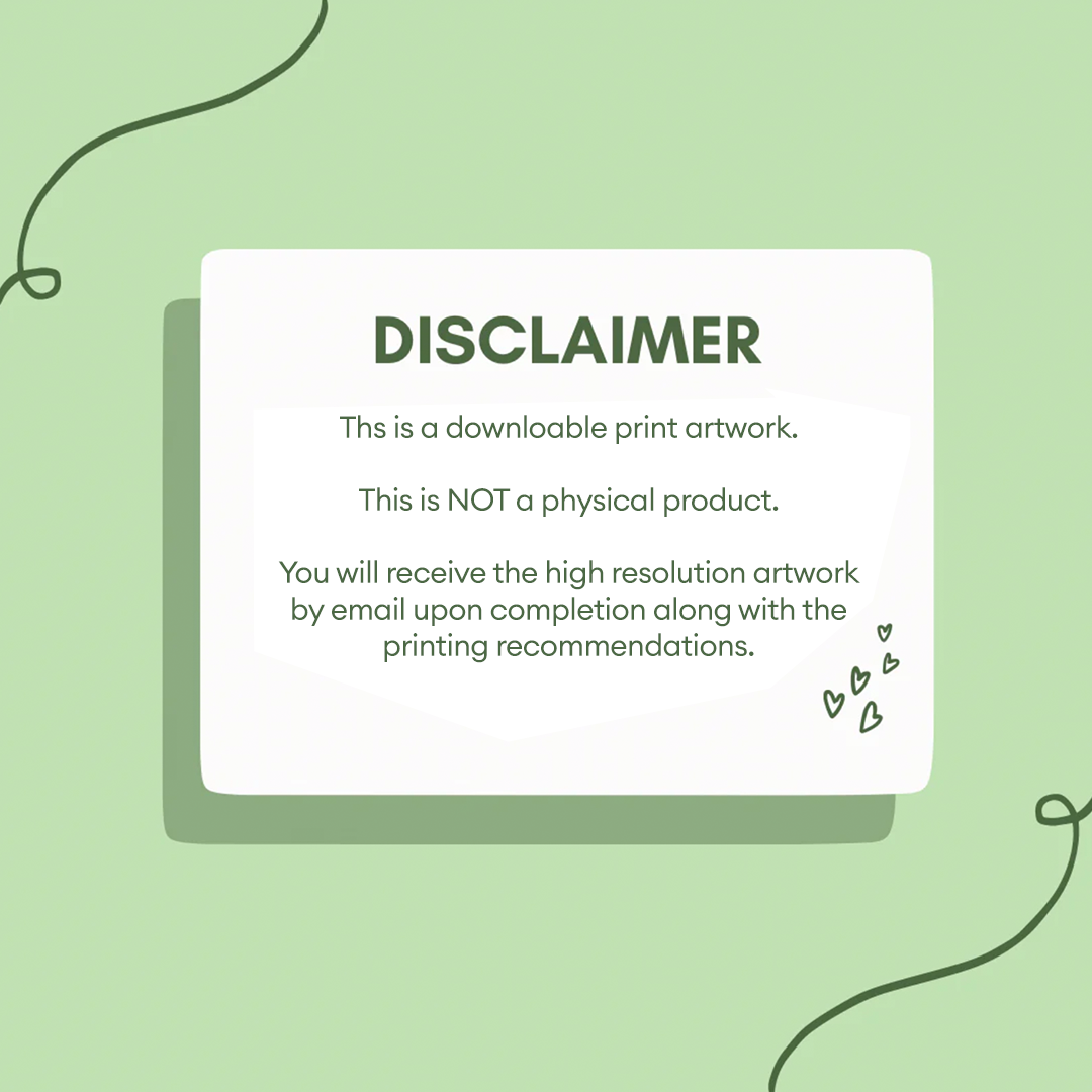 Custom Pet Digital Illustration – Personalized Artwork from Your Pet’s Photo