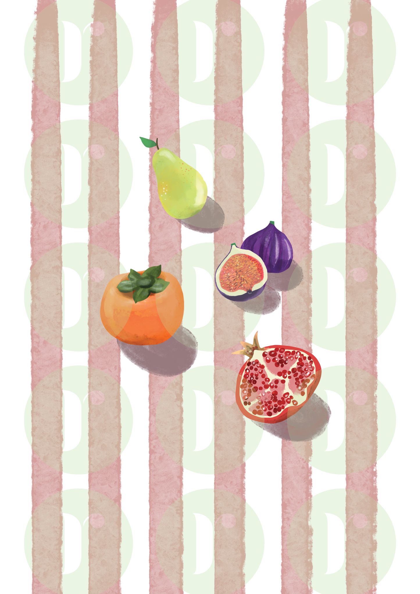 Fall Fruits - Print Art