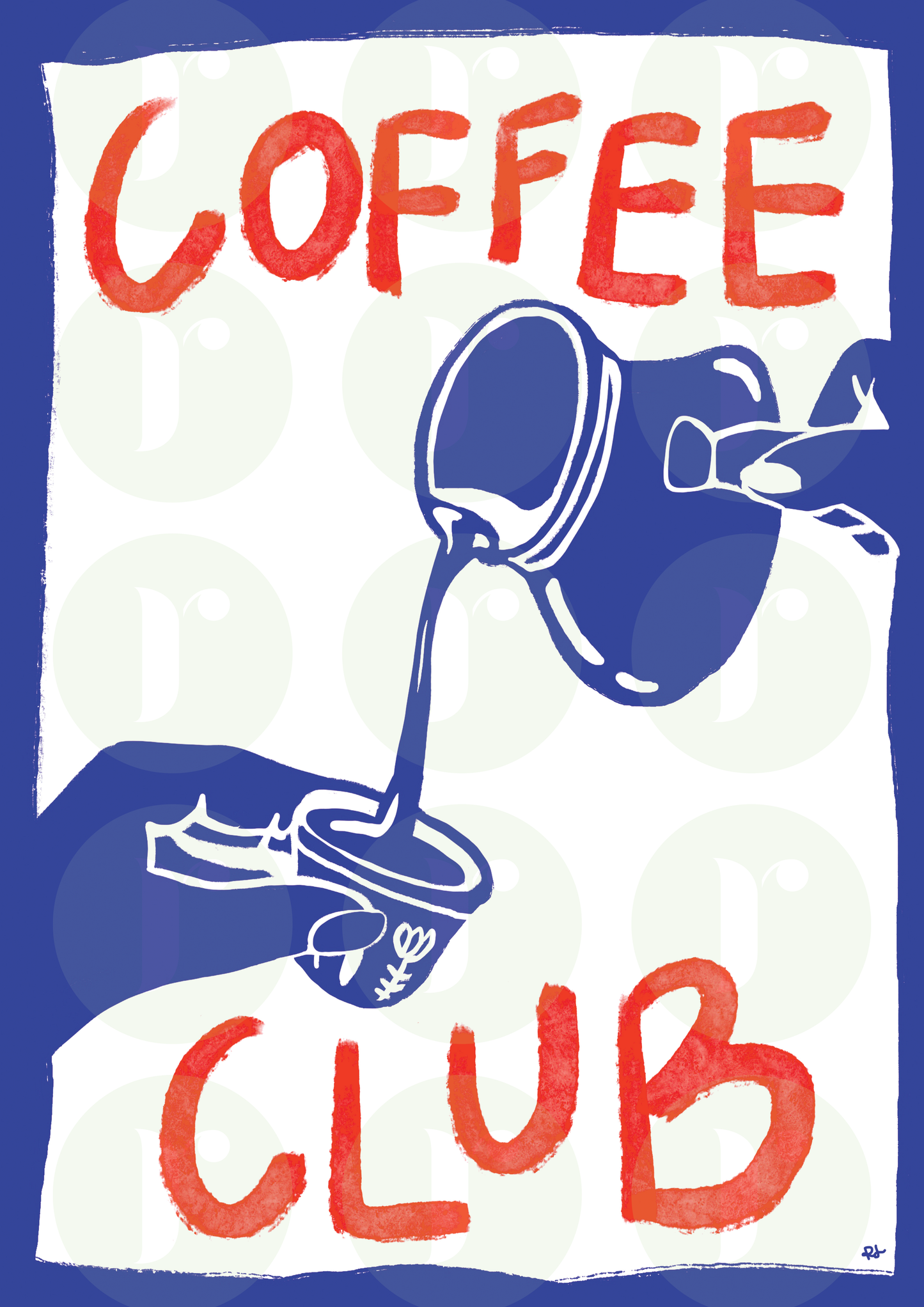 Lebanese Coffee Club - Print Art