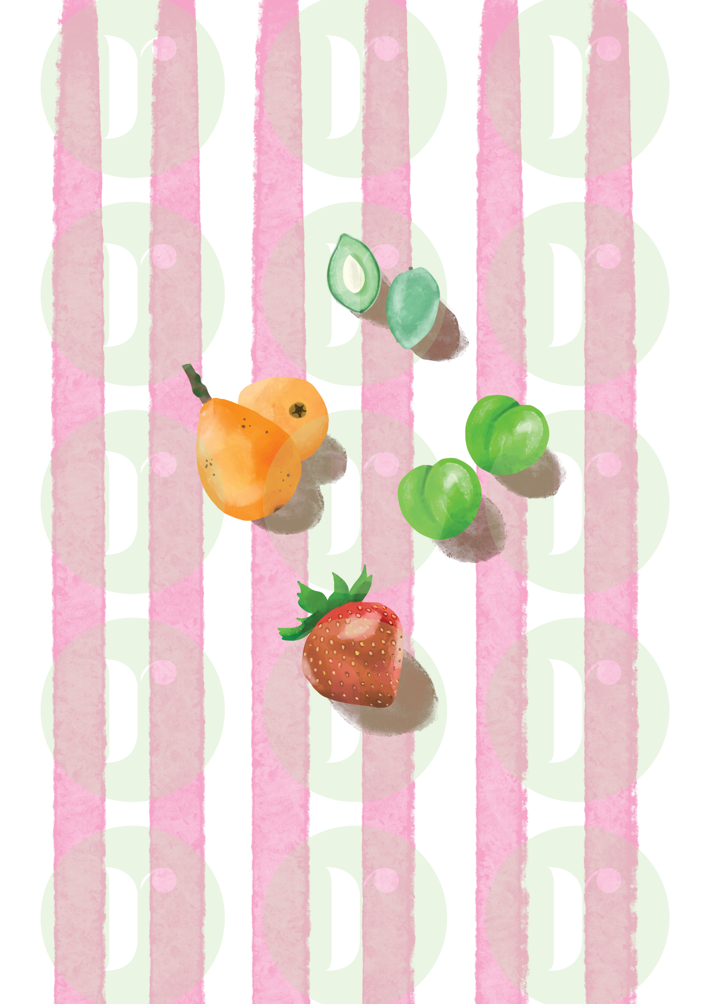 Spring Fruits - Print Art
