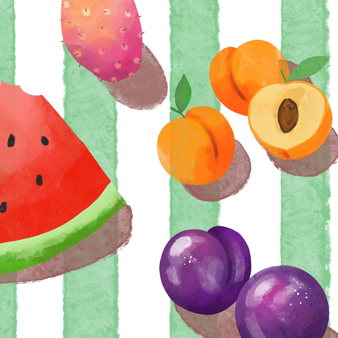 Summer Fruits - Print Art