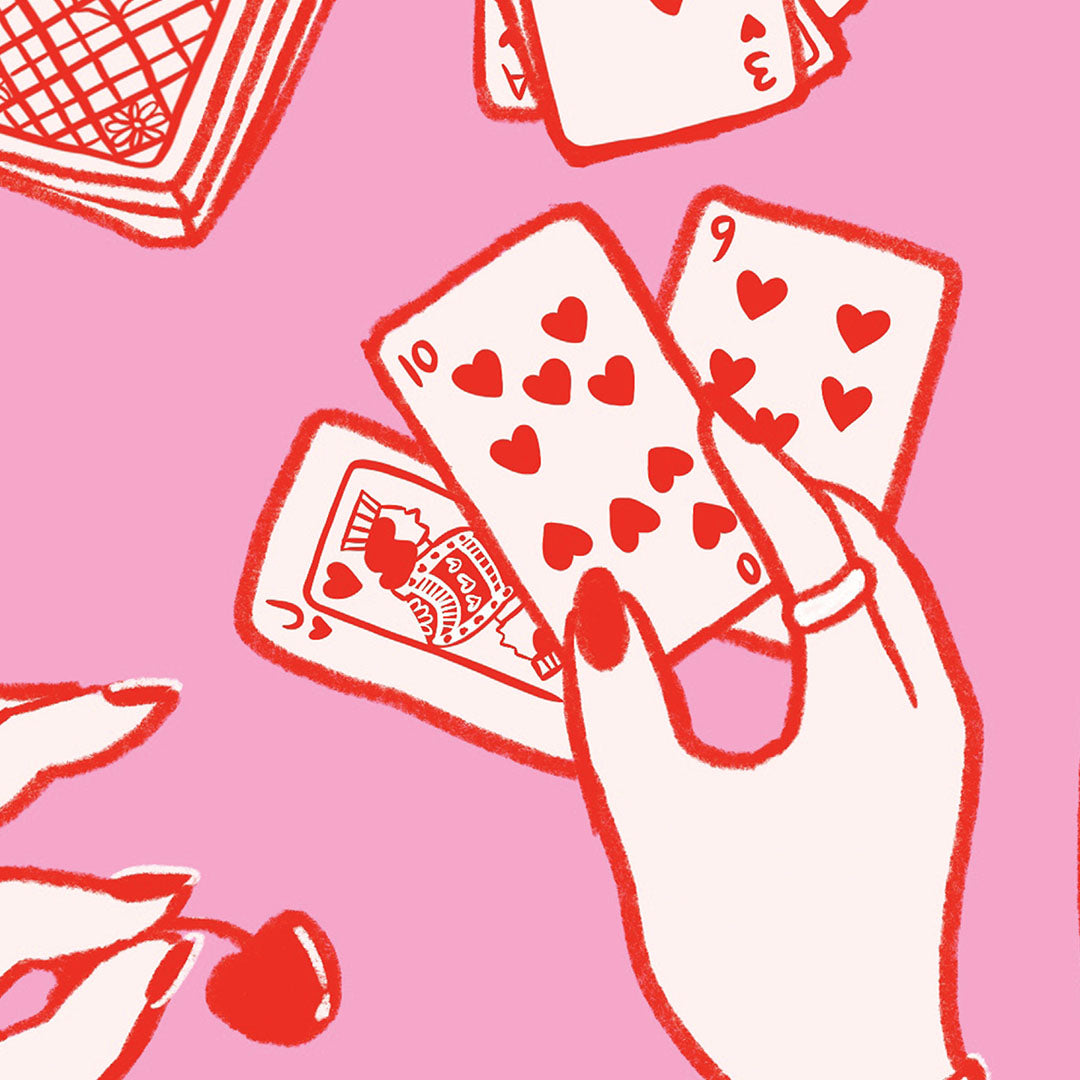 Tarneeb Playing Cards - Print Art