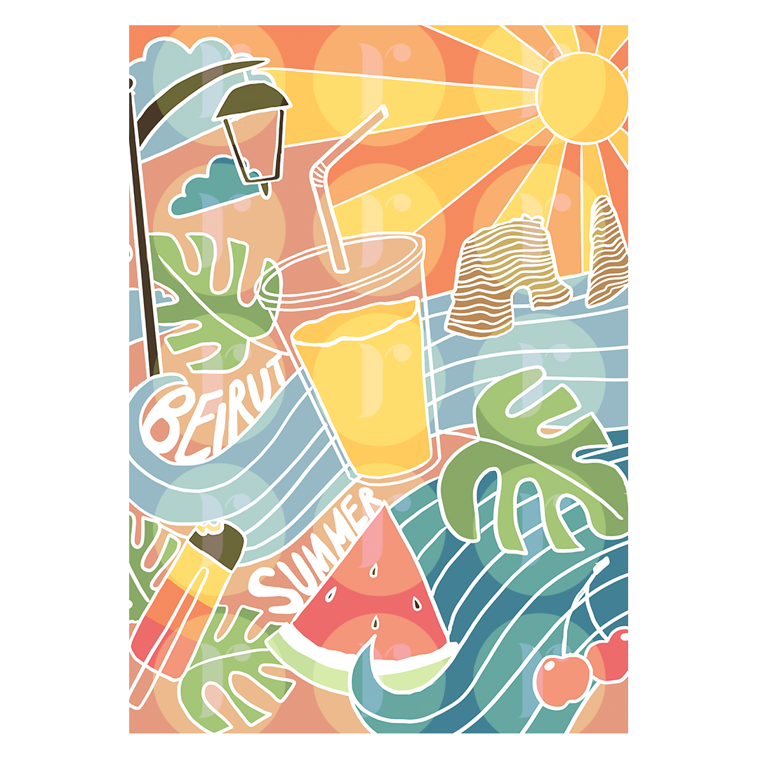 Beirut Summer - Print Art