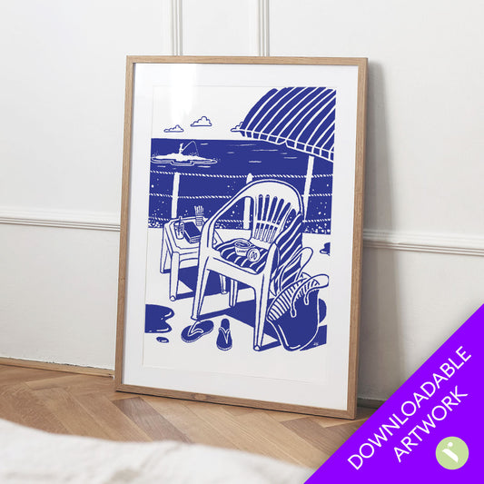 Beach Day - Print Art