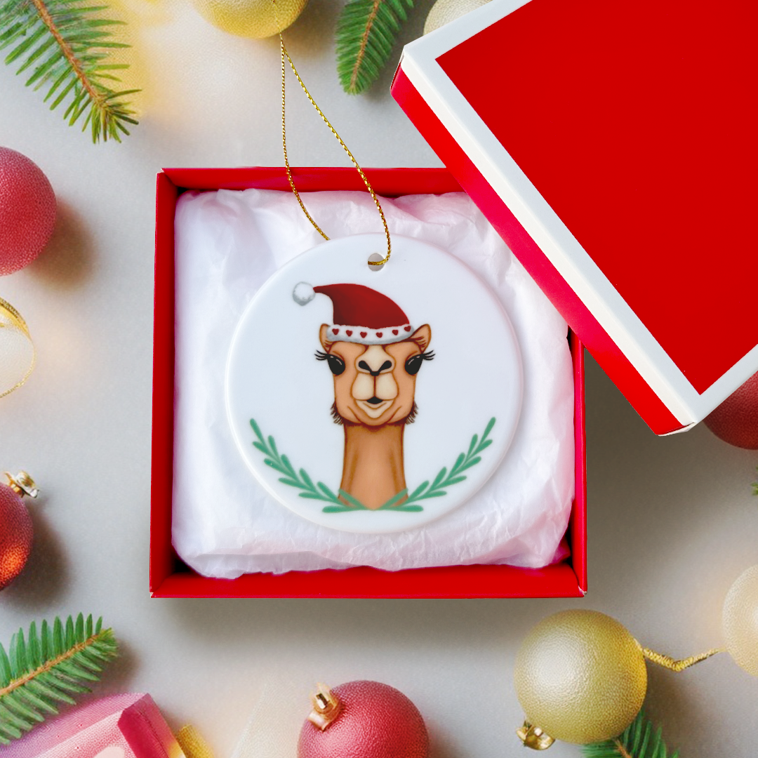 Festive Camel Ornament