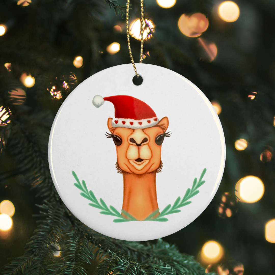 Festive Camel Ornament