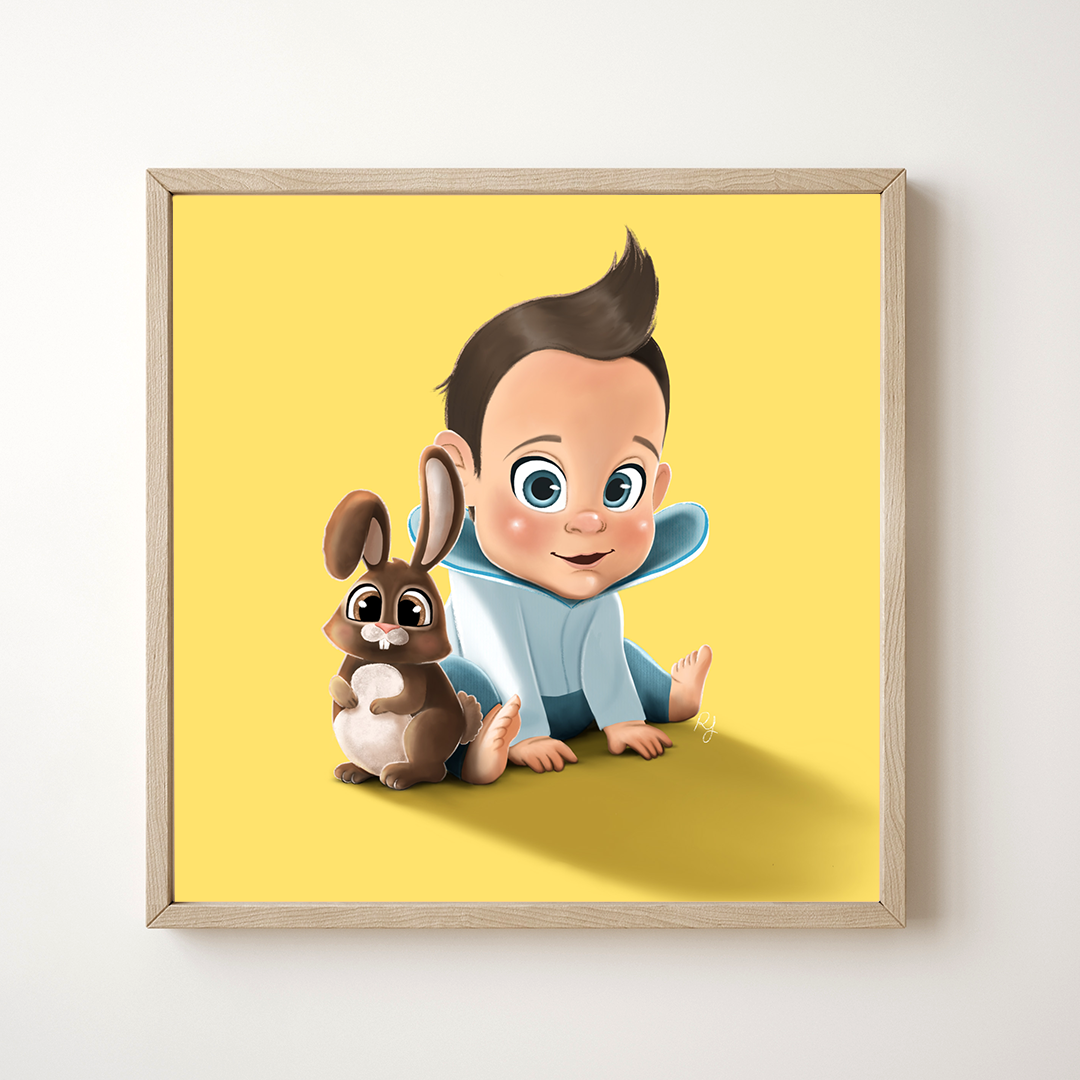 Digital Customized Cartoon Illustration