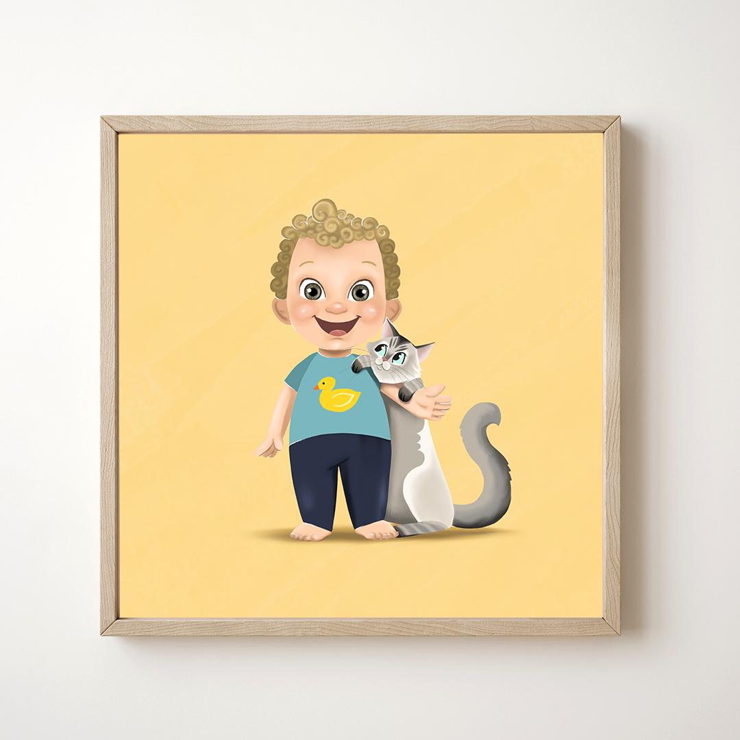 Digital Customized Cartoon Illustration