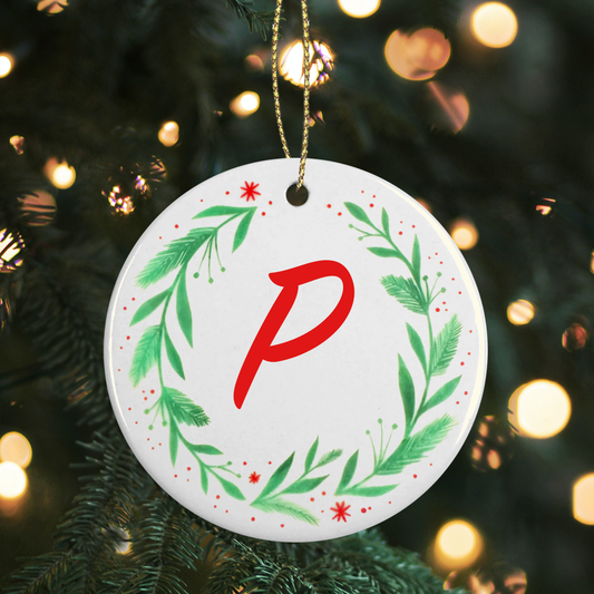 Customized Letter Ornament