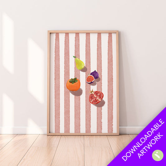 Fall Fruits - Print Art