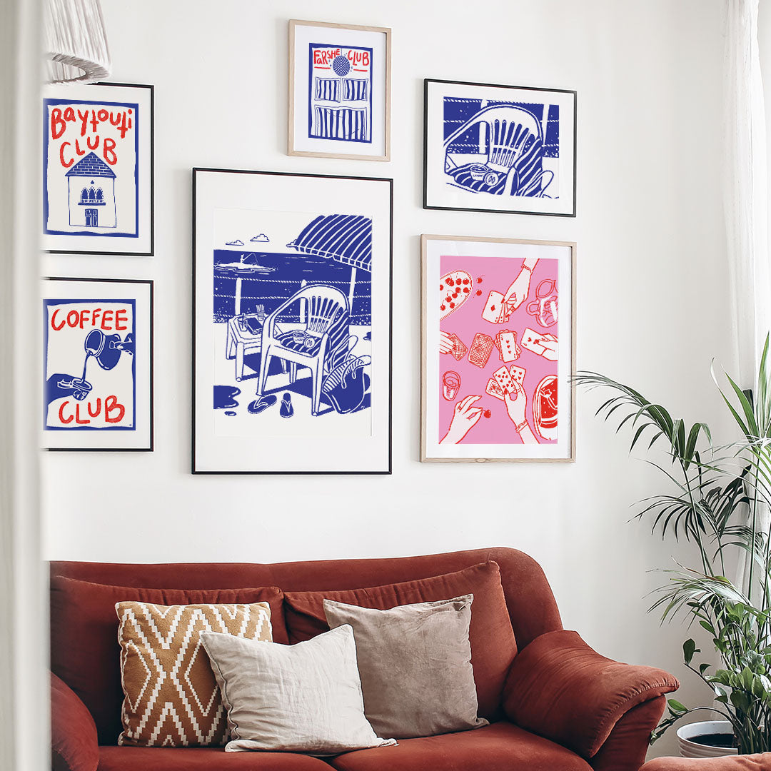 Lebanese Coffee Club - Print Art