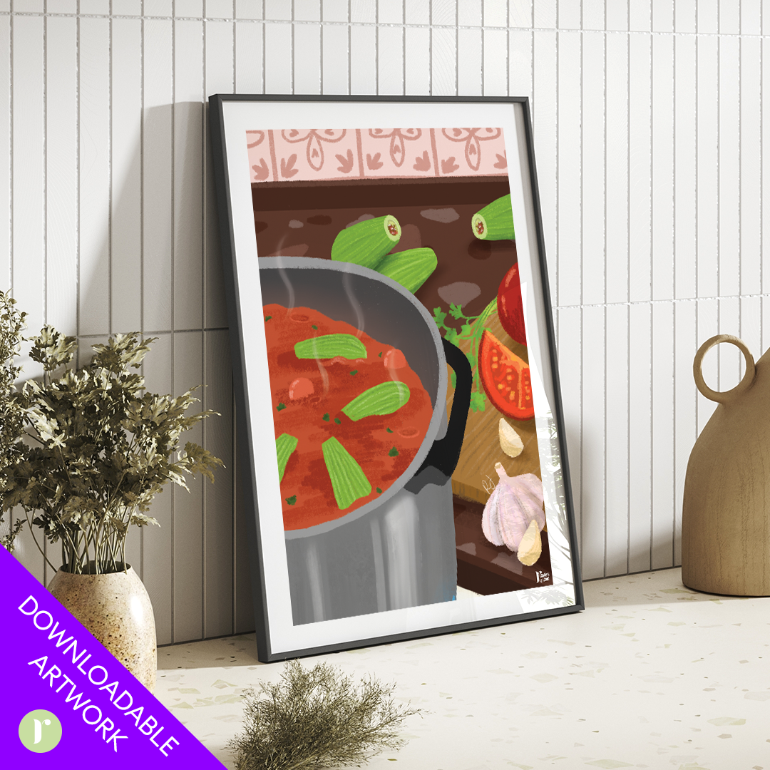 Kousa Mehshe Poster - Print Art