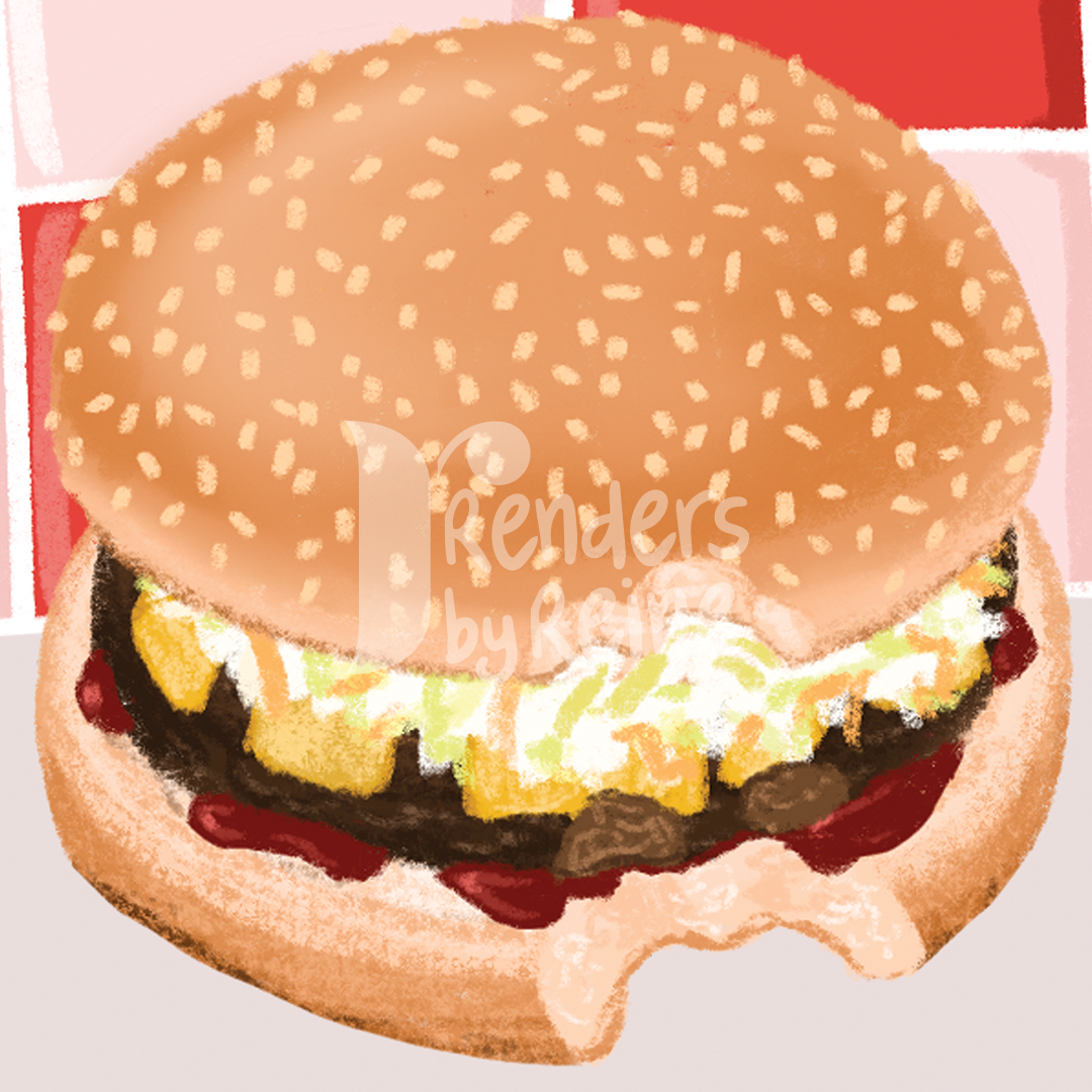 The Lebanese Burger Poster - Print Art