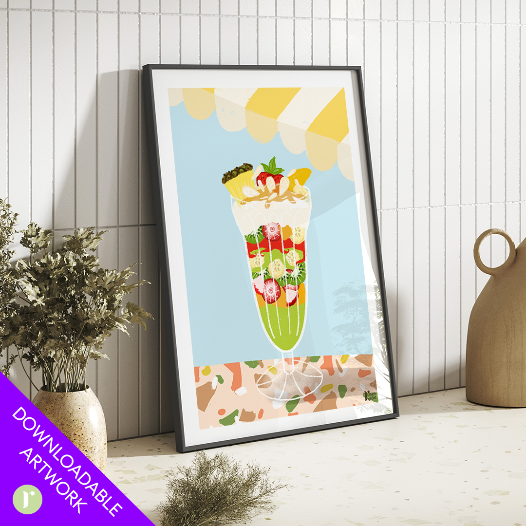 Lebanese Fruit Cocktail - Print Art