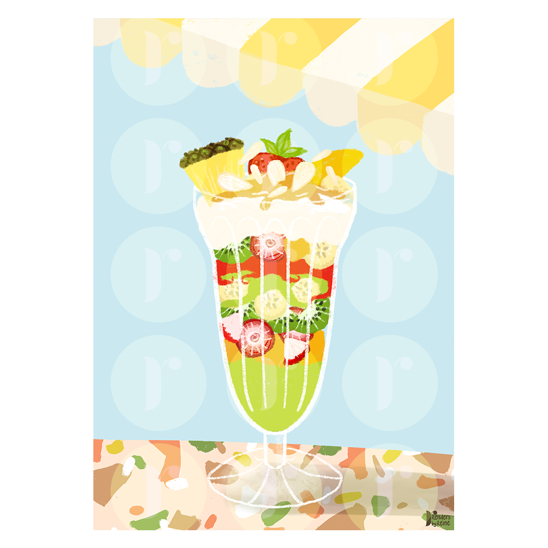 Lebanese Fruit Cocktail - Print Art