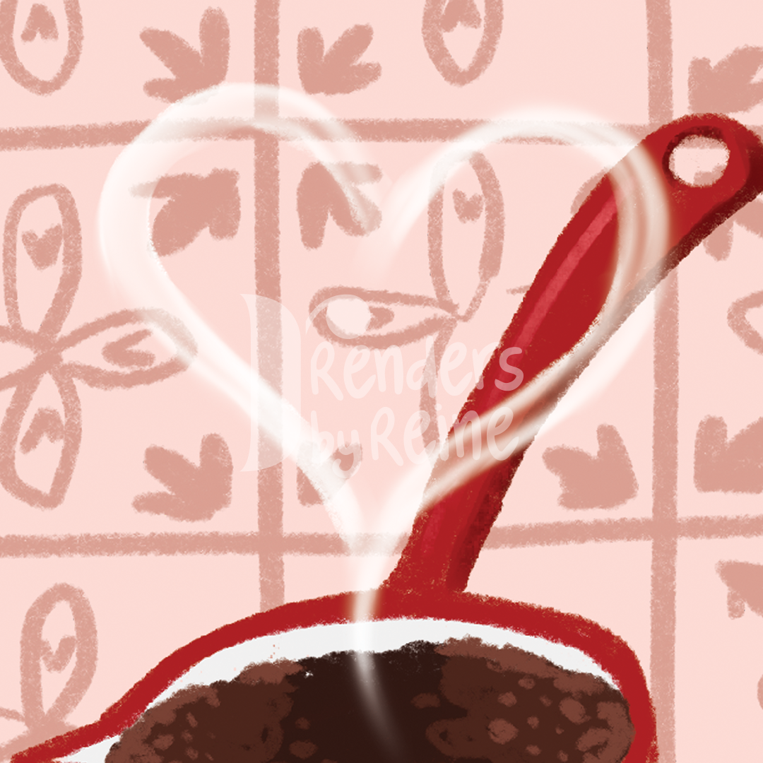 Lebanese Coffee Pot - Print Art