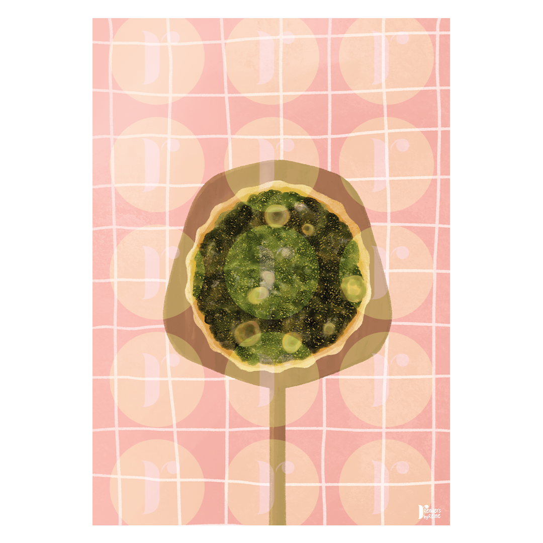 Manoushe Zaatar - From the Oven - Print Art