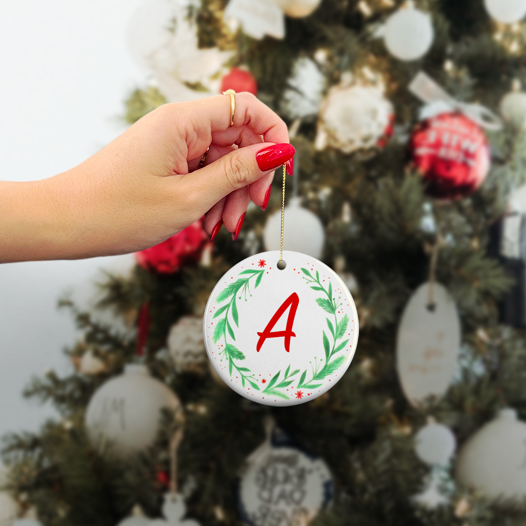 Customized Letter Ornament