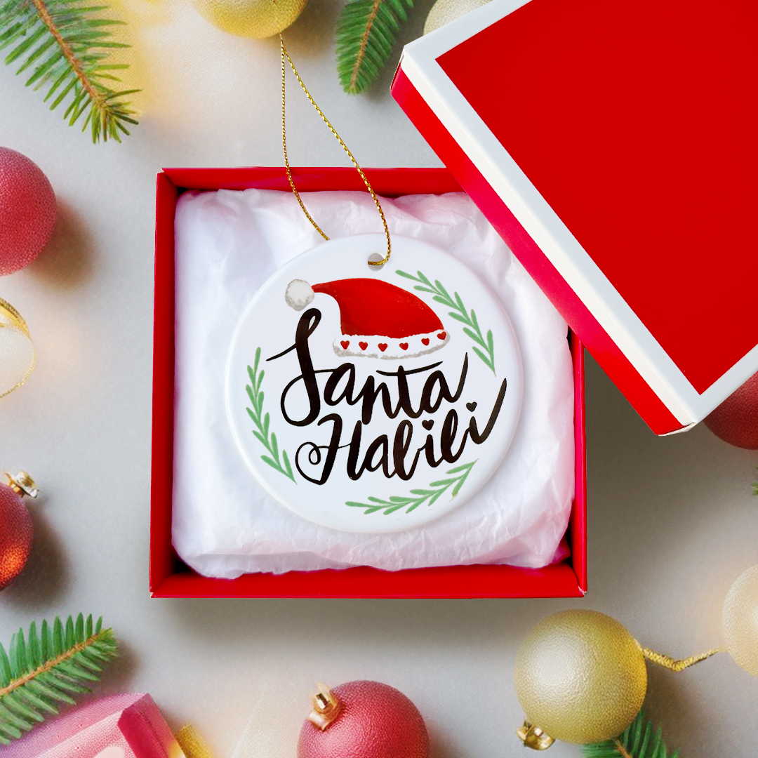 Santa Habibi Ornament