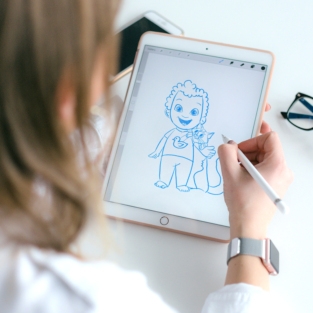Digital Customized Cartoon Illustration