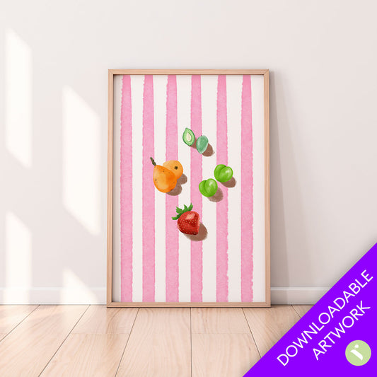 Spring Fruits - Print Art