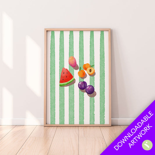Summer Fruits - Print Art
