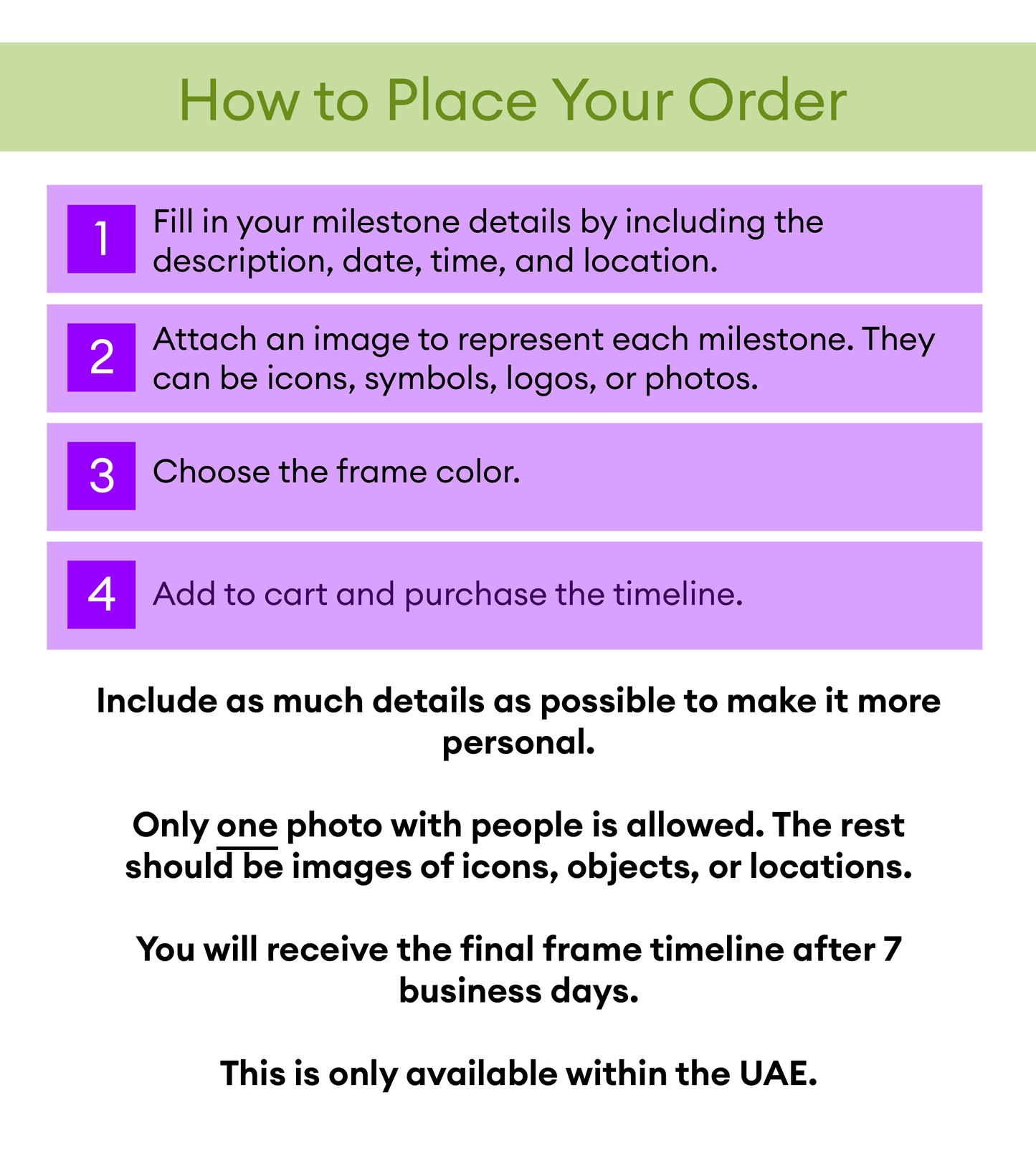 Physical Customized Relationship Timeline قصتنا