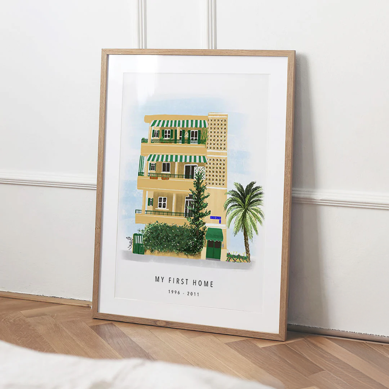 Their home, illustrated
