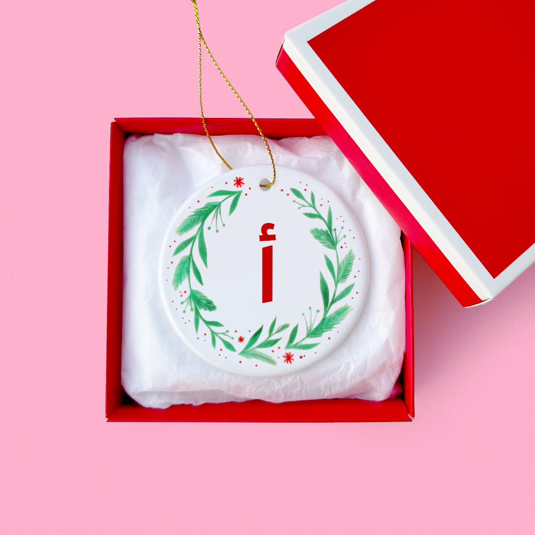 Customized Letter Ornament