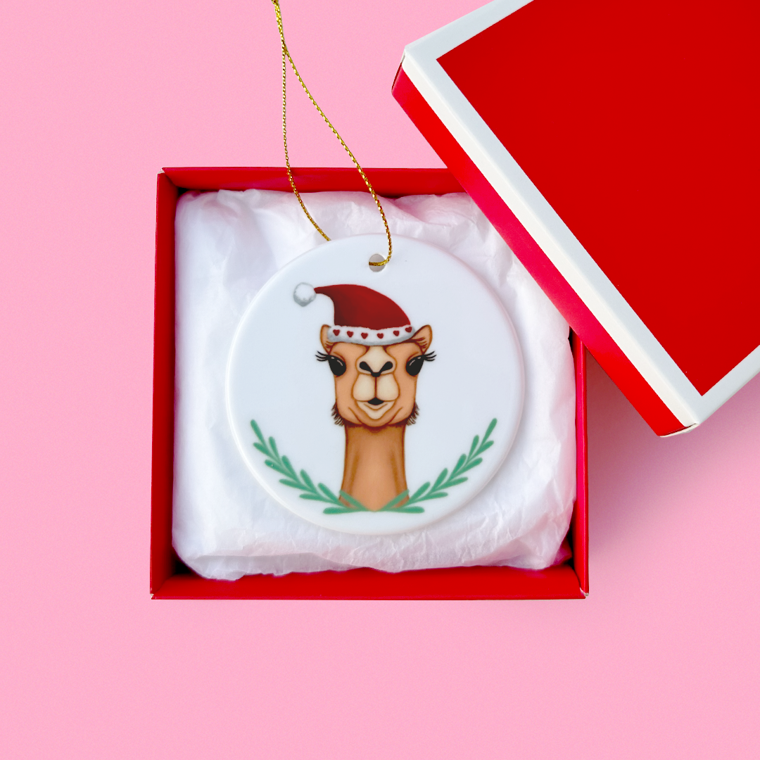 Festive Camel Ornament